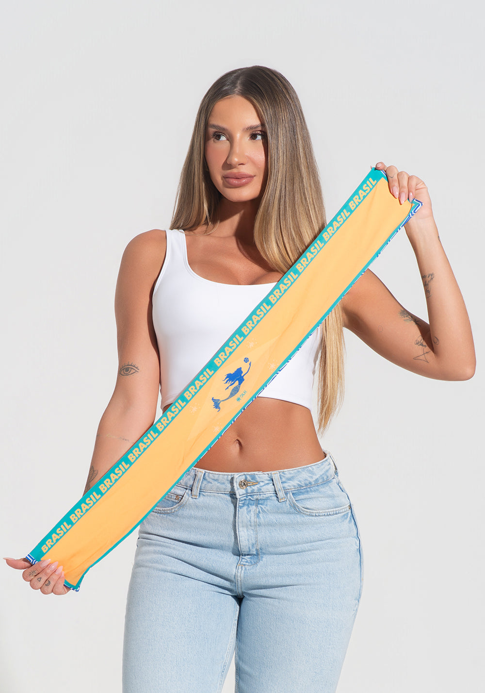 Kit Lenços Estampados Maré Brasileira Dlk