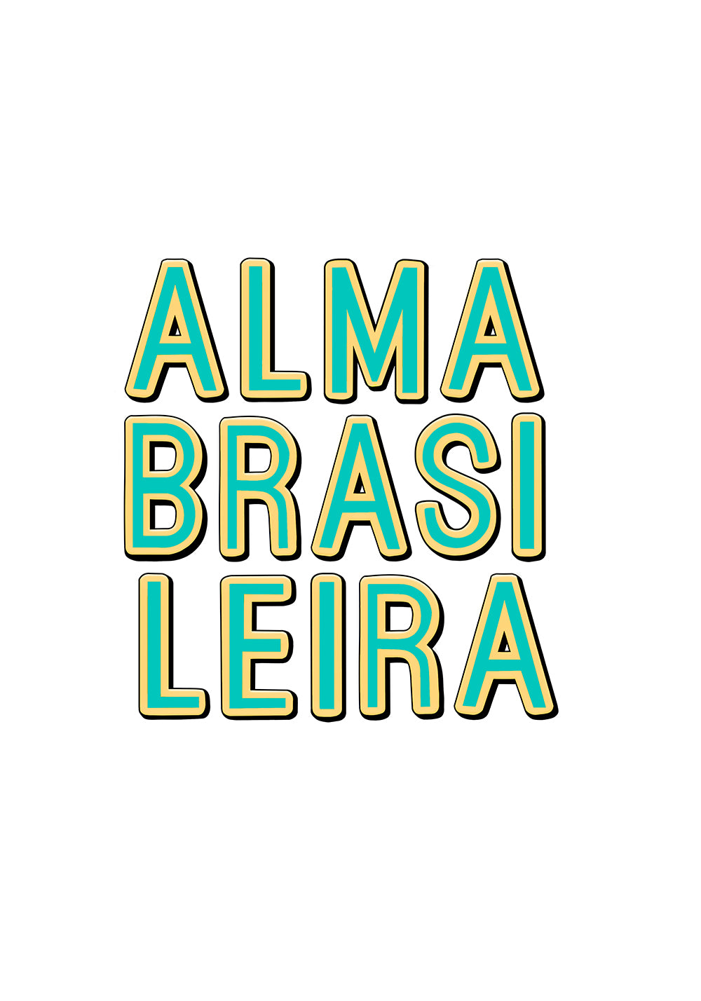 Camiseta Nadador Feminina Tule Alma Brasileira Dlk Branco