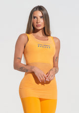Camiseta Nadador Feminina Tule Soul Brasil Dlk Amarelo
