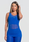 Camiseta Nadador Feminina Tule Produzida No Brasil Dlk Azul