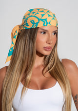 Kit Lenços Estampados Brasil Verde E Amarelo Dlk
