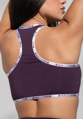 Top Fitness Feminino Nadador com Elástico Athletic Dlk Roxo