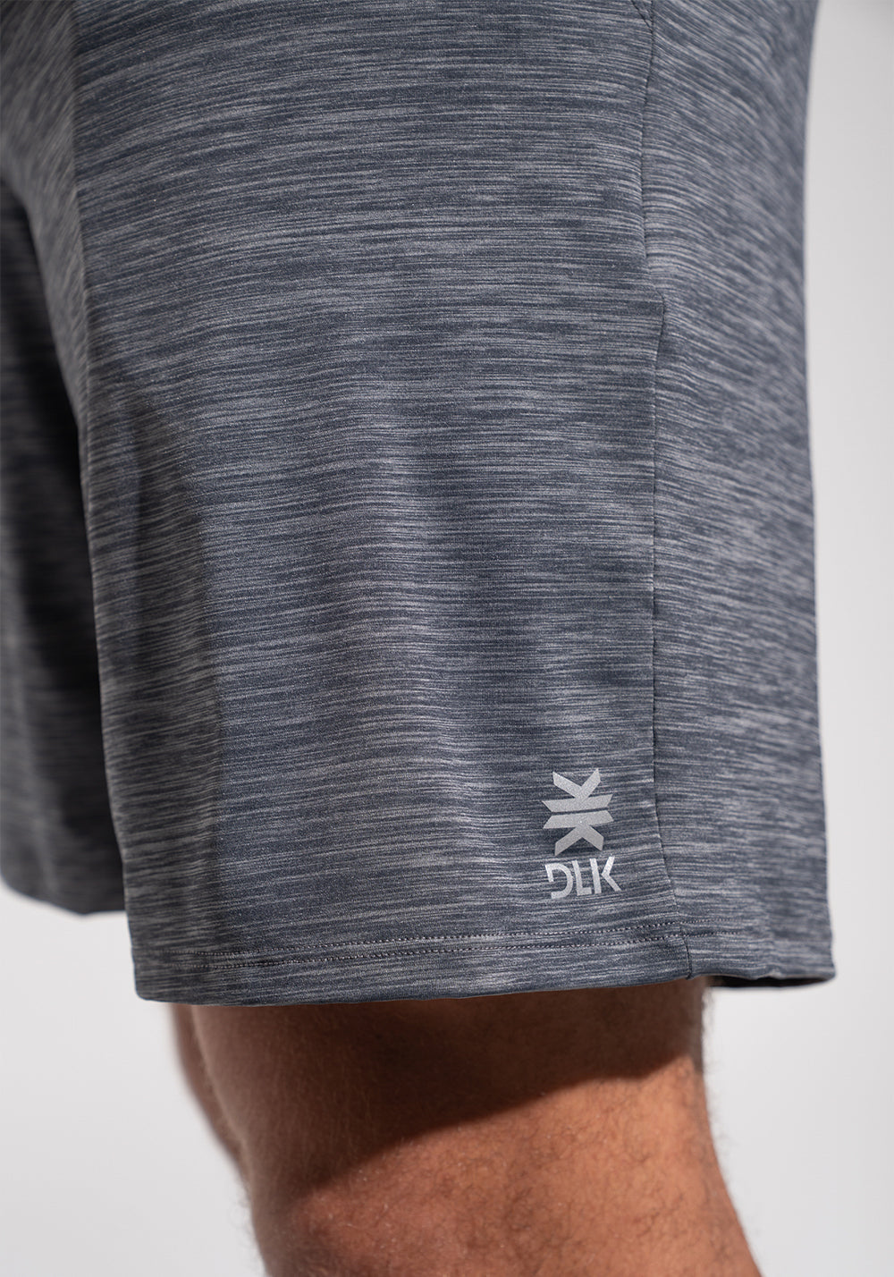 Bermuda Fitness Masculina Mescla Dlk Cinza