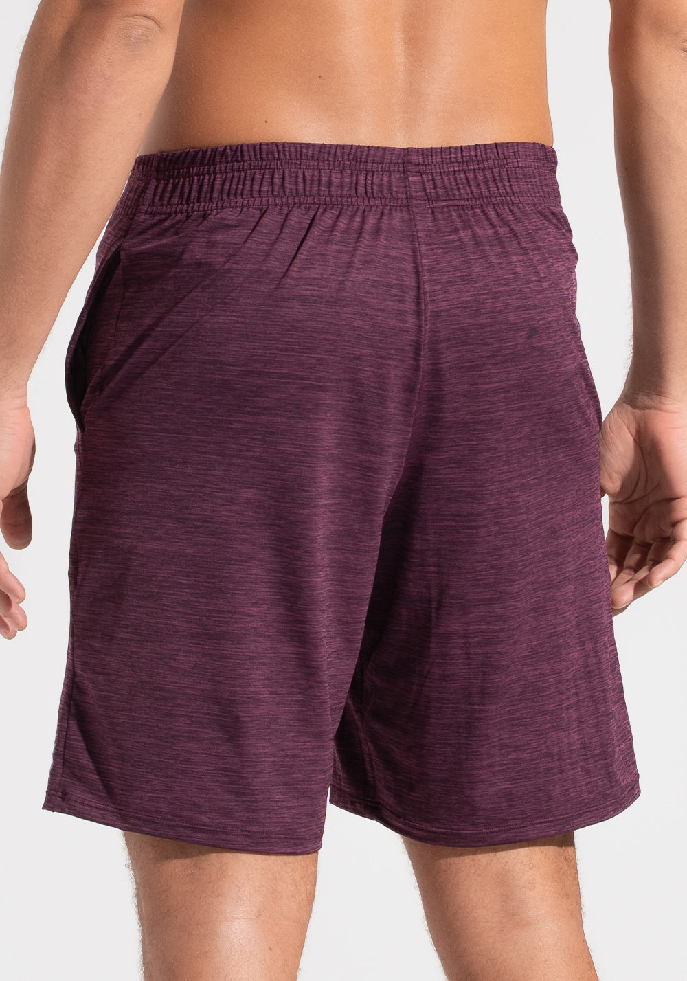 Bermuda Fitness Masculina Mescla Dlk Vinho