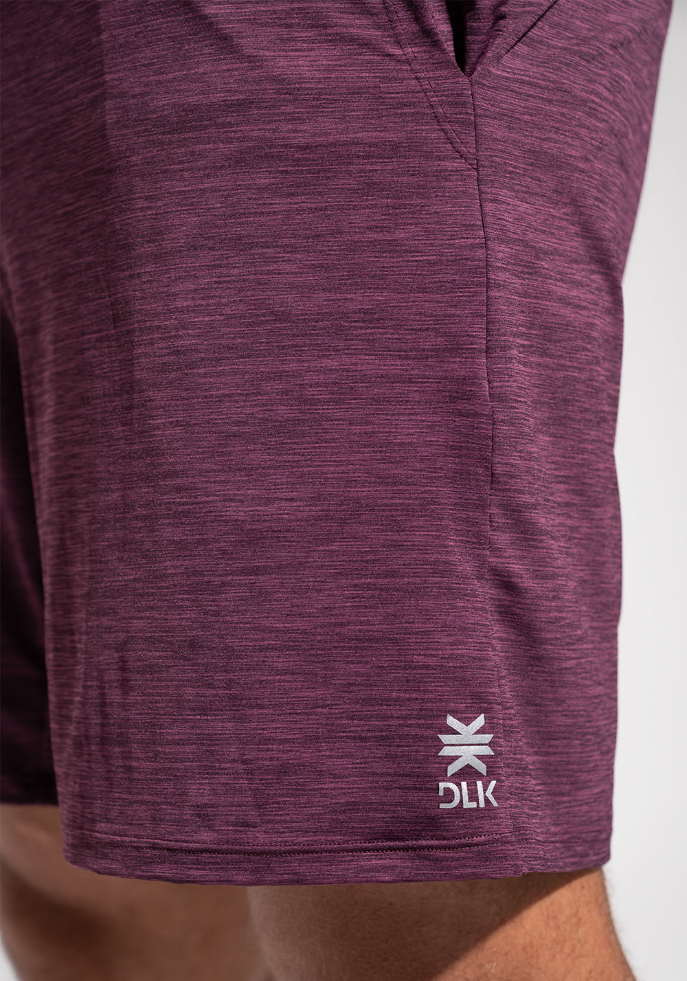 Bermuda Fitness Masculina Mescla Dlk Vinho