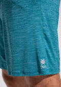 Bermuda Fitness Masculina Mescla Dlk Petróleo