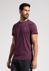 Camiseta Fitness Masculina Mescla Dlk Vinho