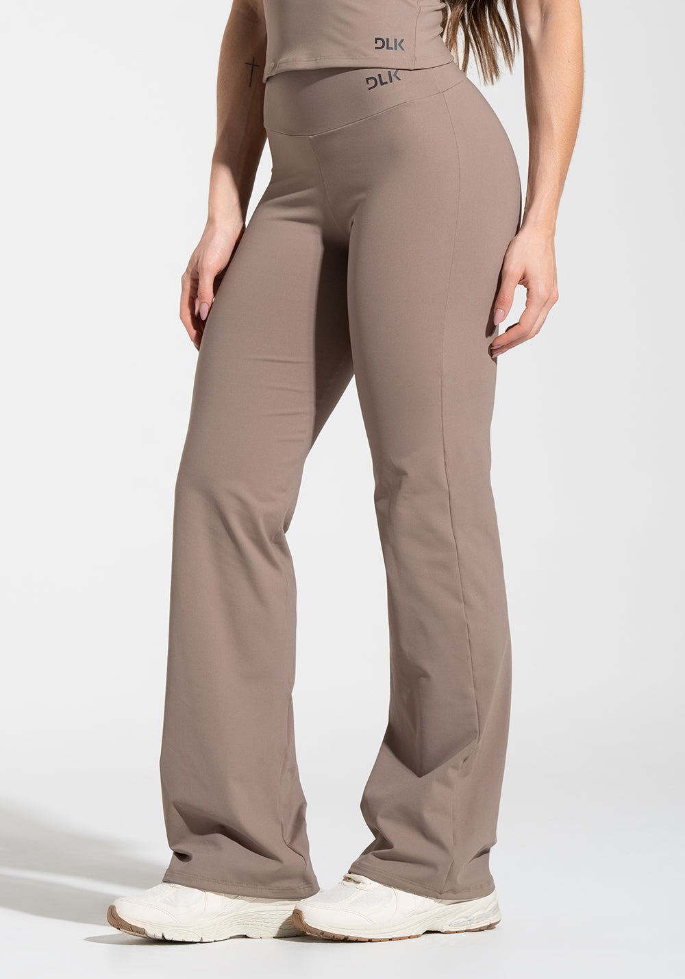 Calça Flare Feminina Soul Dlk Cáqui