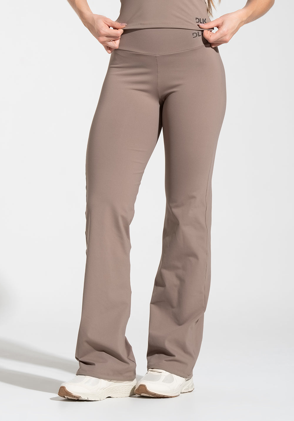 Calça Flare Feminina Soul Dlk Cáqui