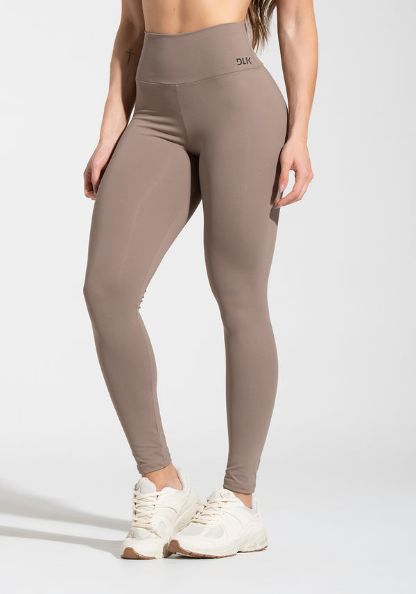 Legging Fitness Feminina Cintura Alta Soul Dlk Cáqui