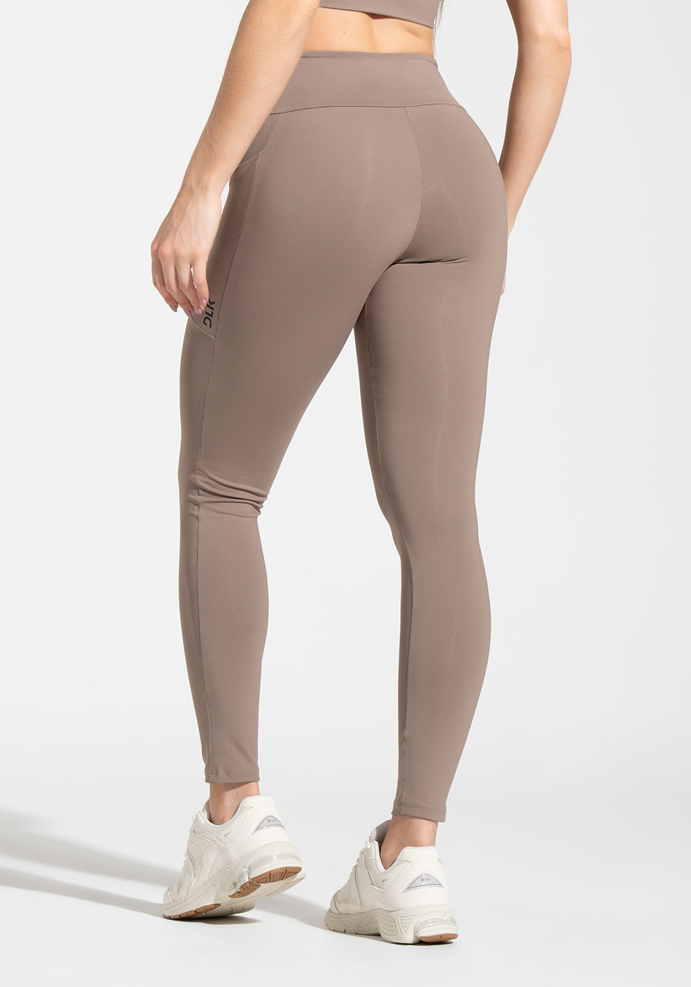Legging Fitness Feminina com Bolsos Soul Dlk Cáqui