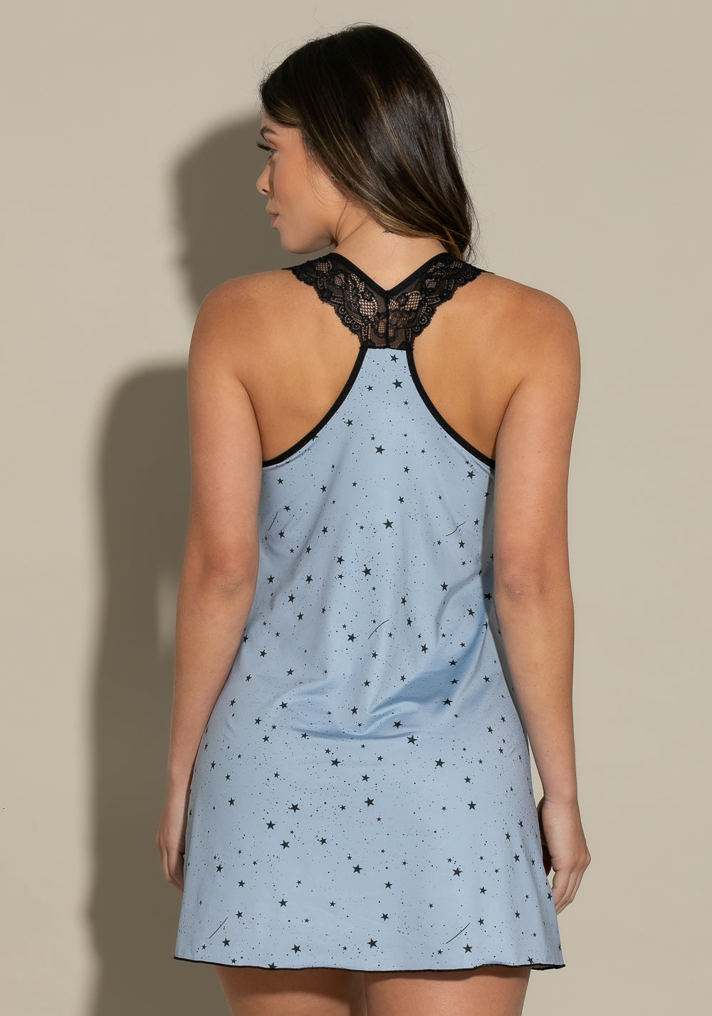 Camisola Sem Bojo Intimate Céu Estrelado Azul Dlk