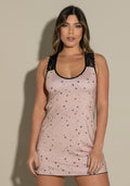 Camisola Sem Bojo Intimate Céu Estrelado Rose Dlk