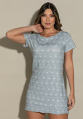 Camisola Sem Bojo Intimate Mescla Com Coração Branco Dlk