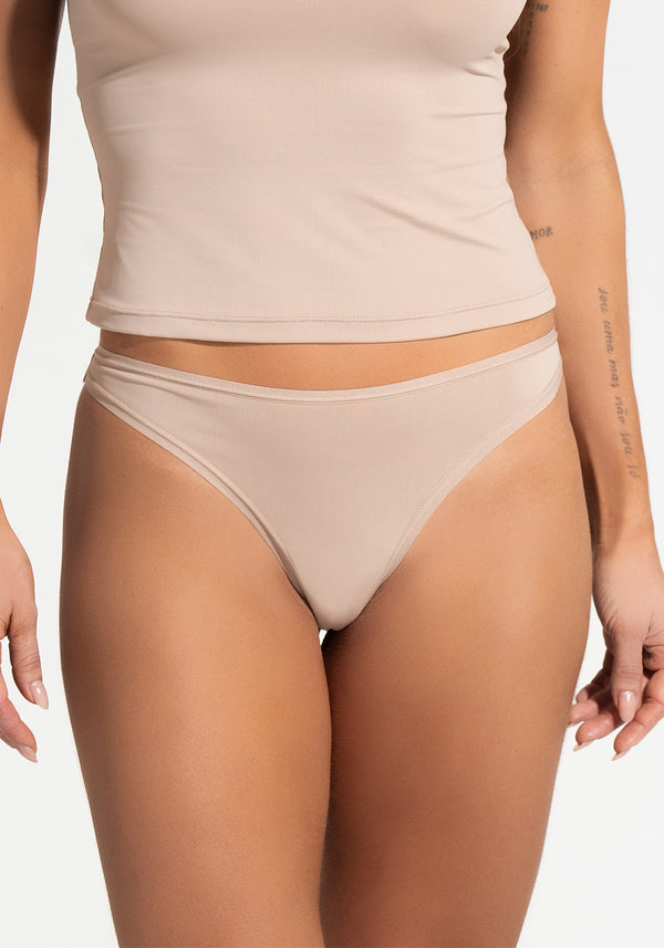 Calcinha Fio Duplo Poliamida Intimate Dlk Chocolate