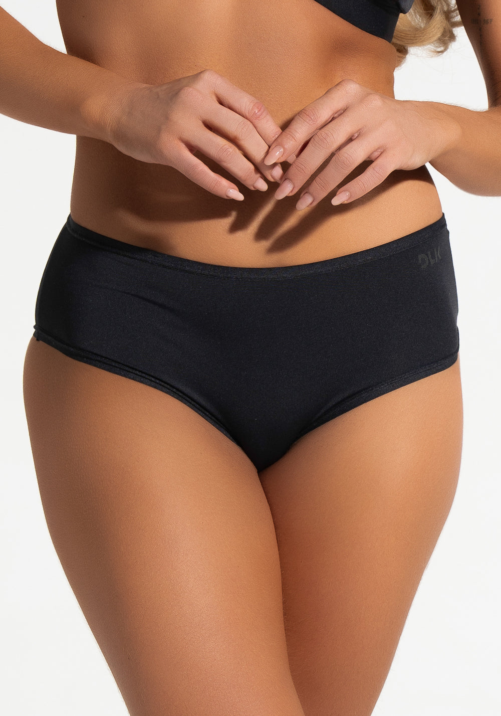 Calcinha Boyshort Poliamida Intimate Dlk Preto