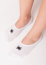 Meia Sapatilha Feminina Branco Dlk