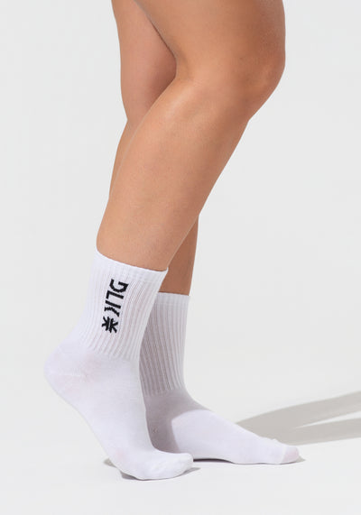 Meia Feminina Cano Médio Activity Dlk Branco