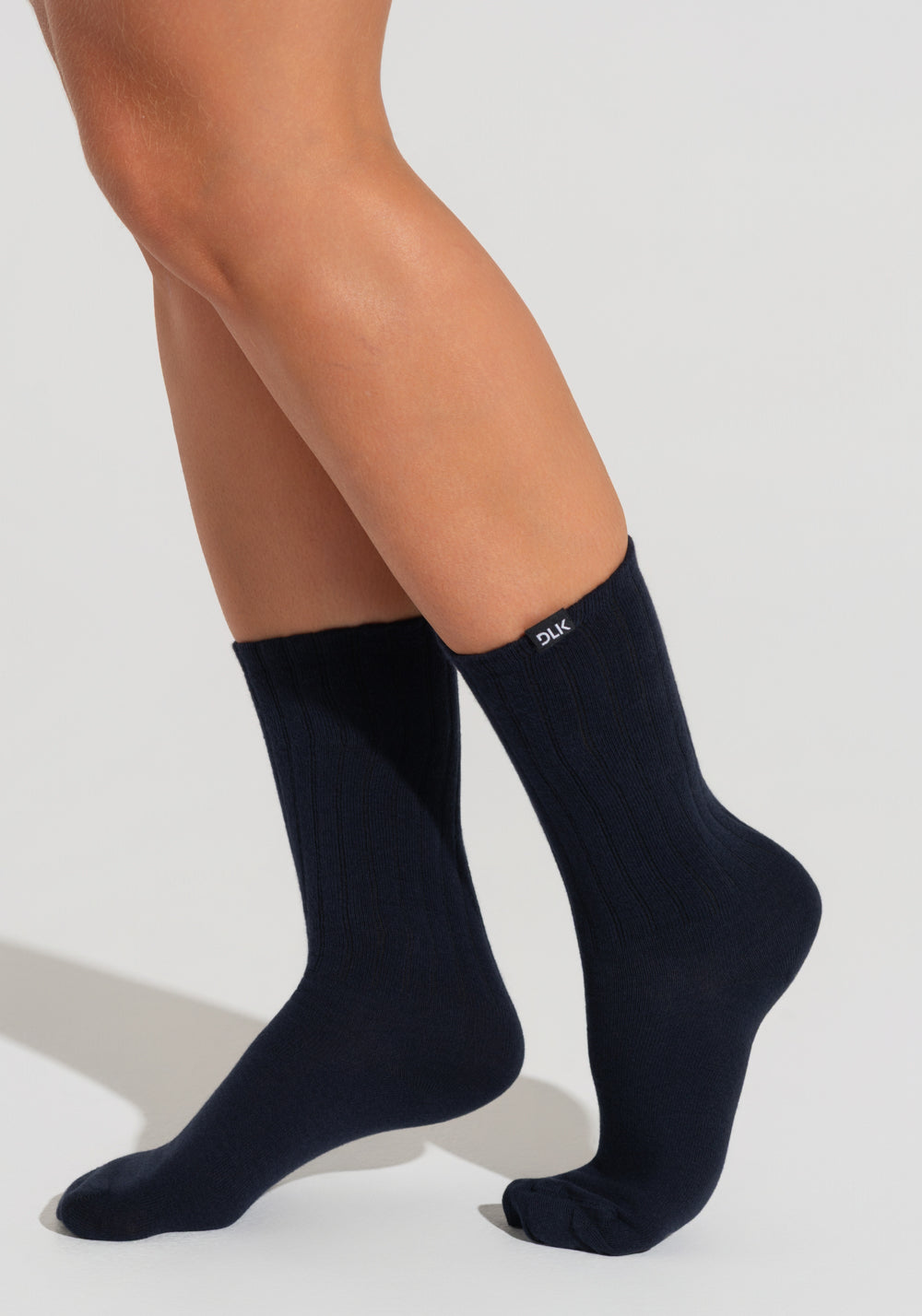 Meia Feminina Cano Longo Soul Dlk Azul Marinho