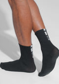 Meia Cano Médio Masculina Dlk Preto