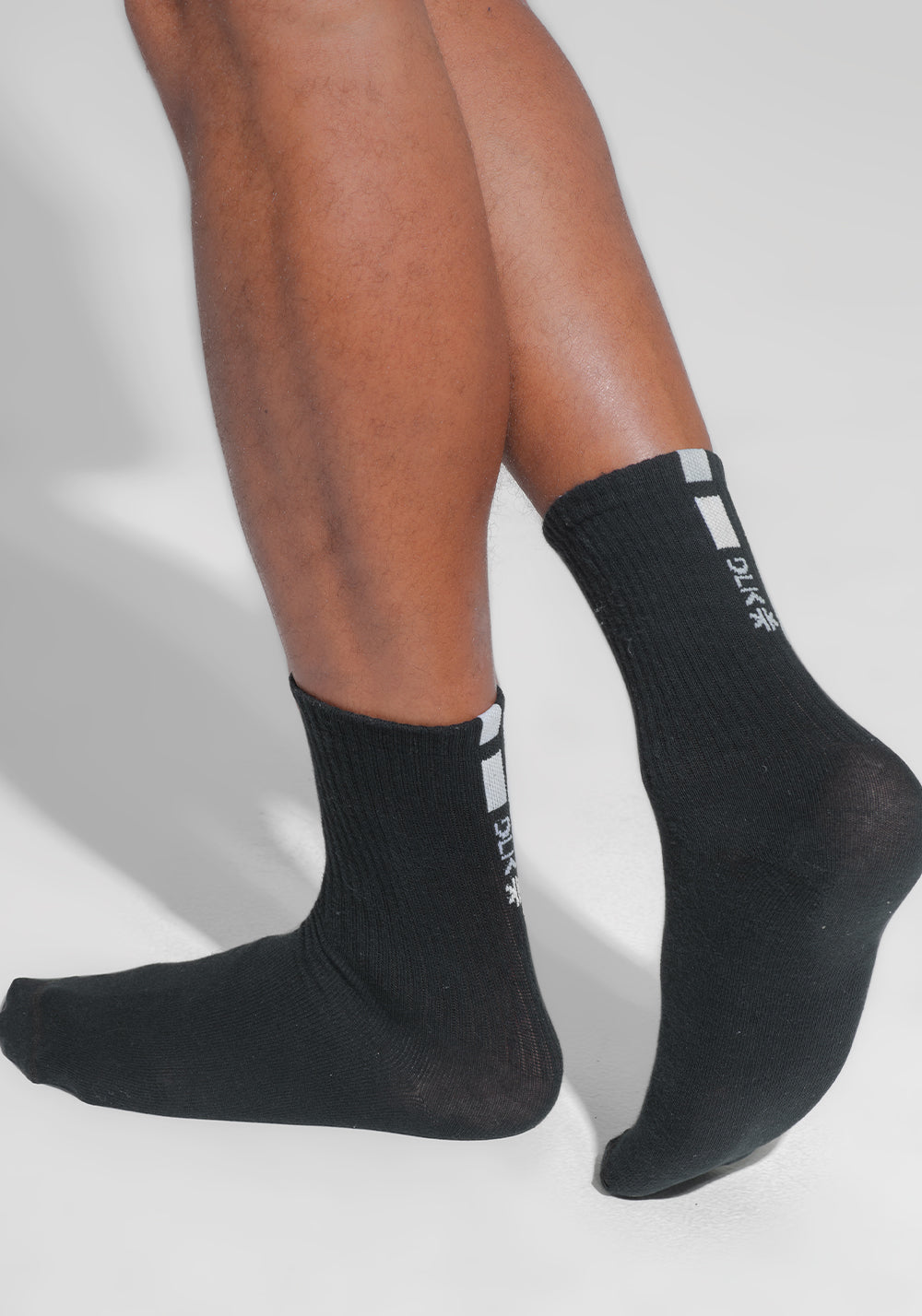 Meia Cano Médio Masculina Dlk Preto