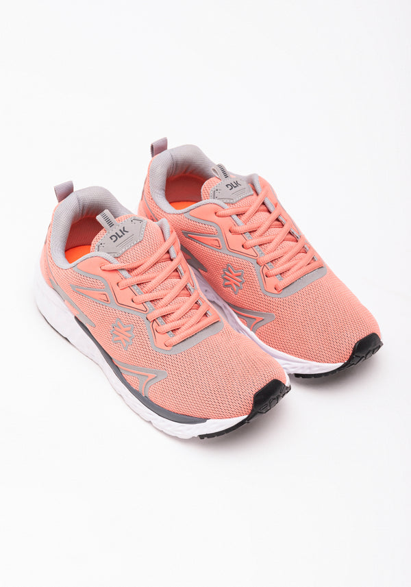 Tênis Esportivo Feminino Laranja Dlk