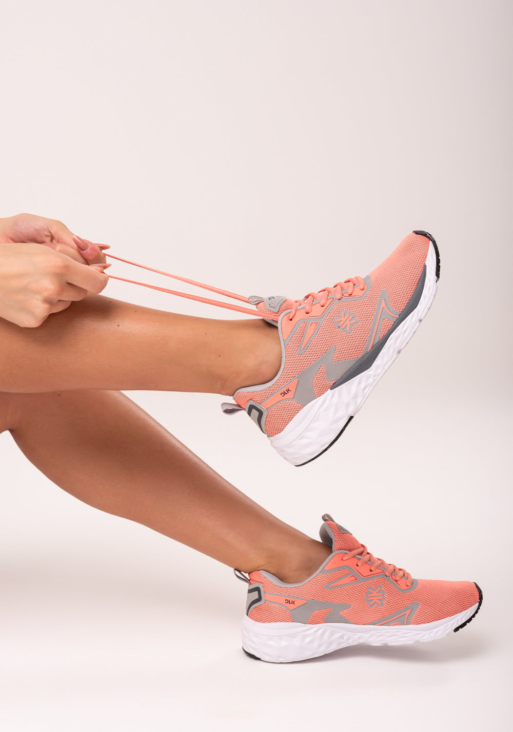 Tênis Esportivo Feminino Laranja Dlk