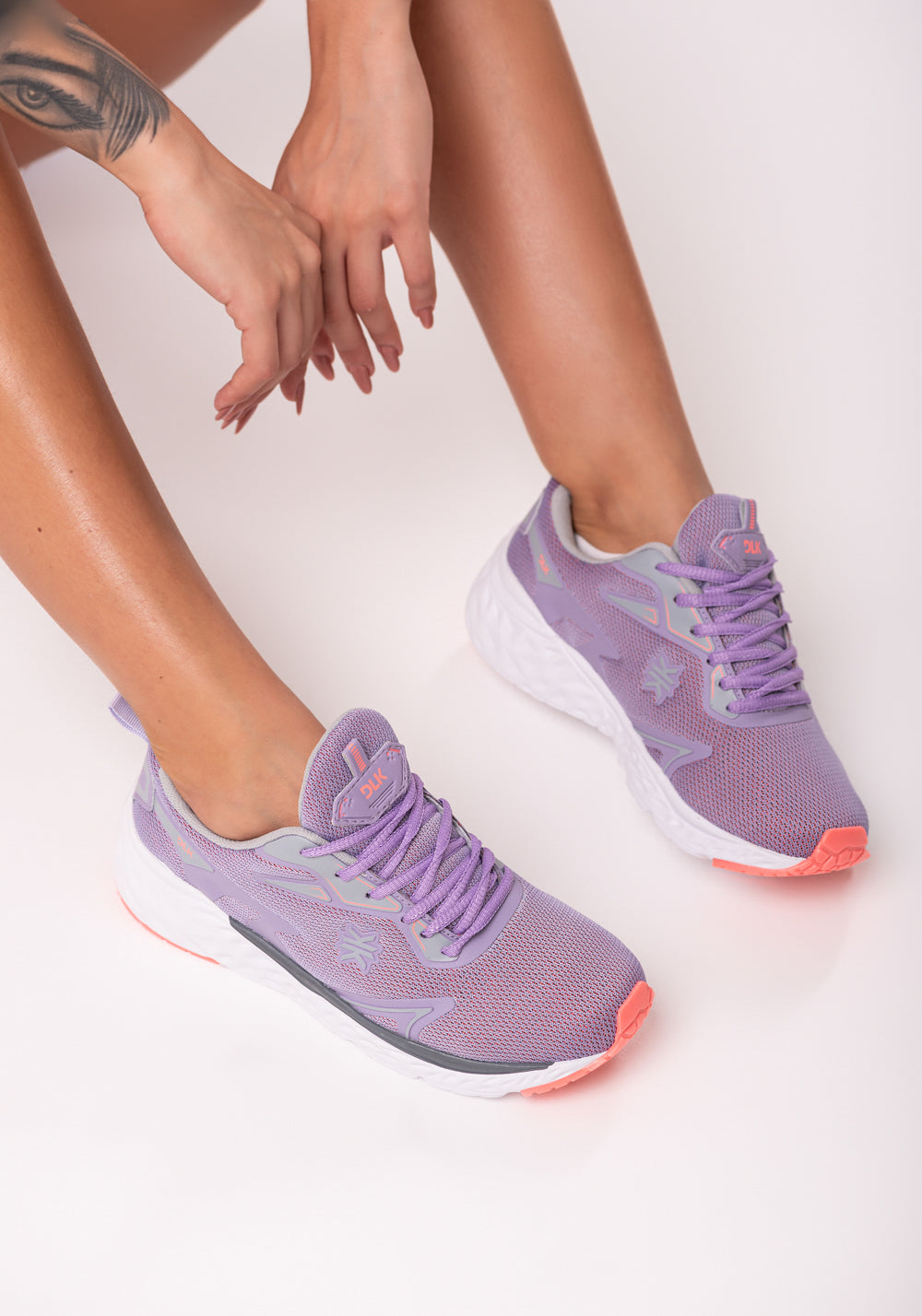 Tênis Esportivo Feminino Lilás Dlk