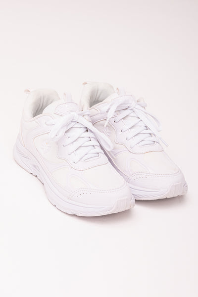 Tênis Esportivo Chunky Feminino Branco Dlk