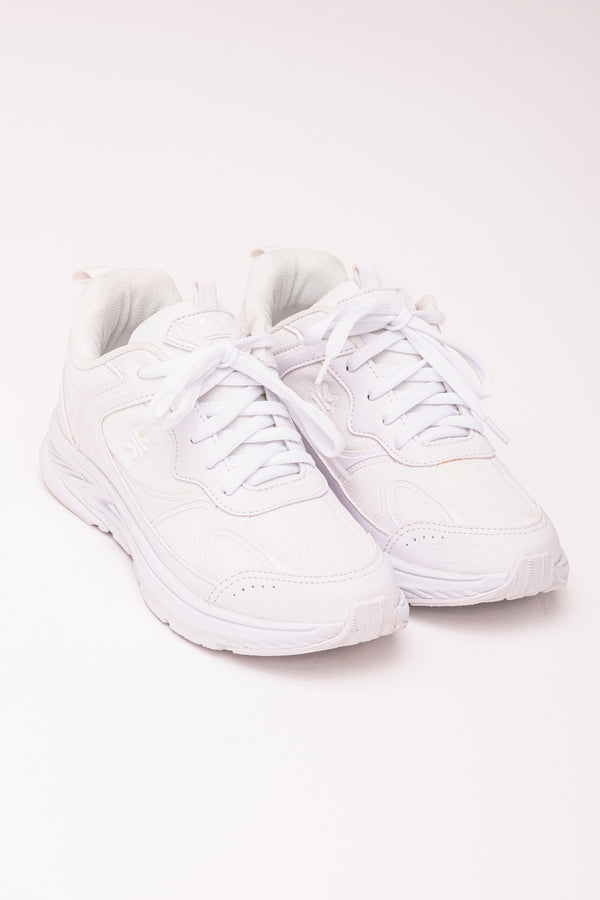 Tênis Esportivo Chunky Feminino Branco Dlk
