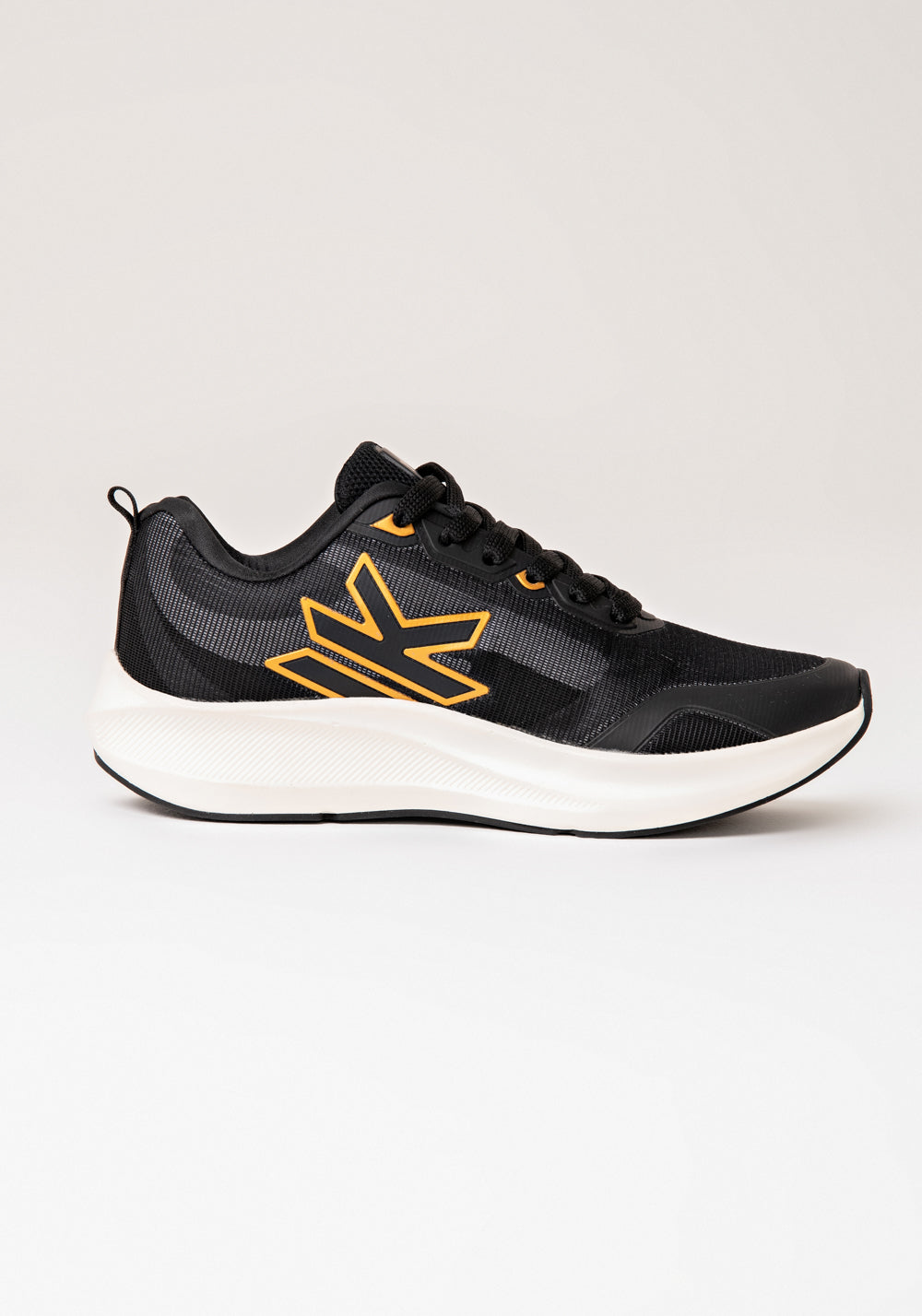 Tênis Esportivo Feminino Preto Com Dourado Dlk