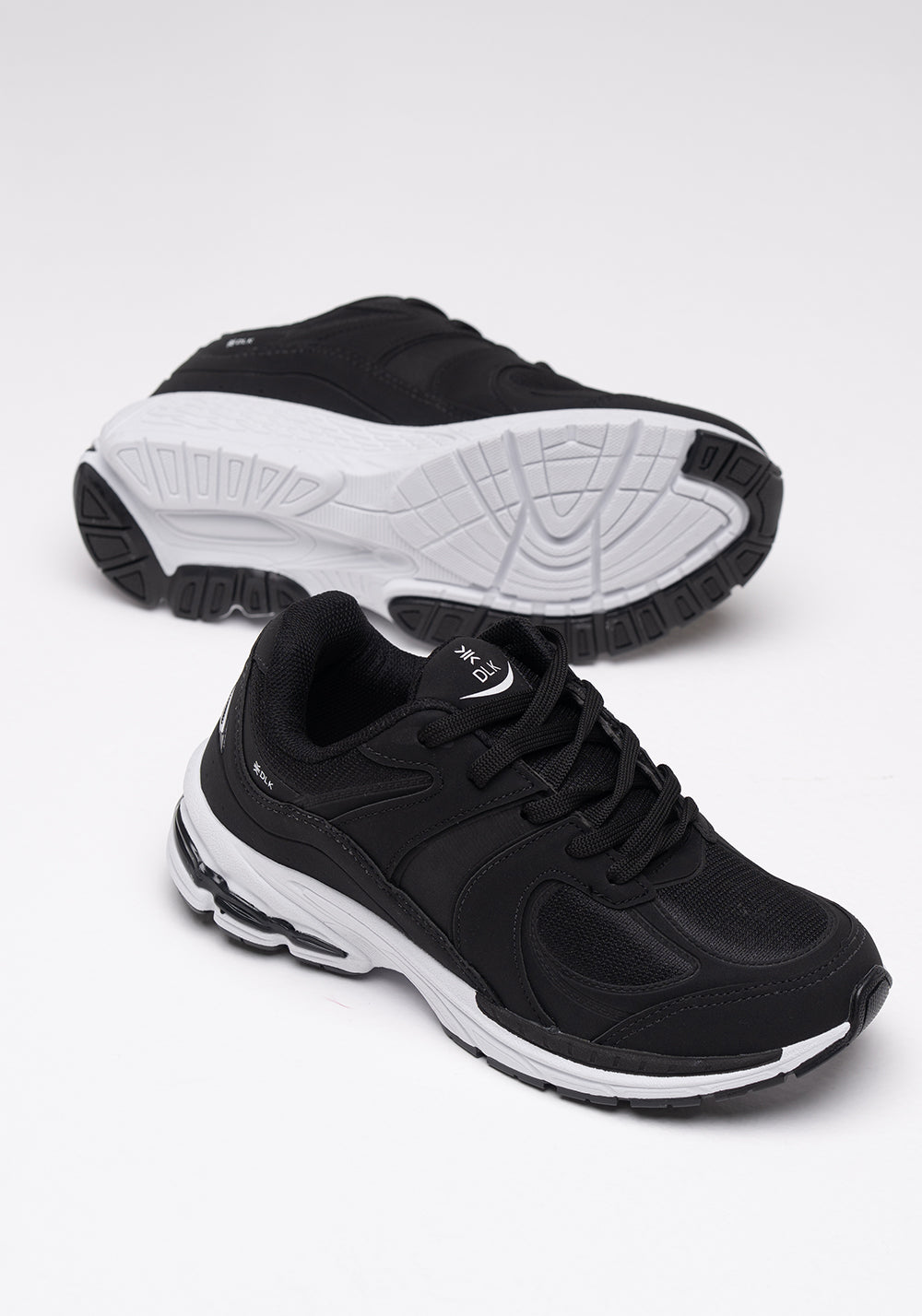 Tênis Feminino Esportivo Dlk Preto e Branco