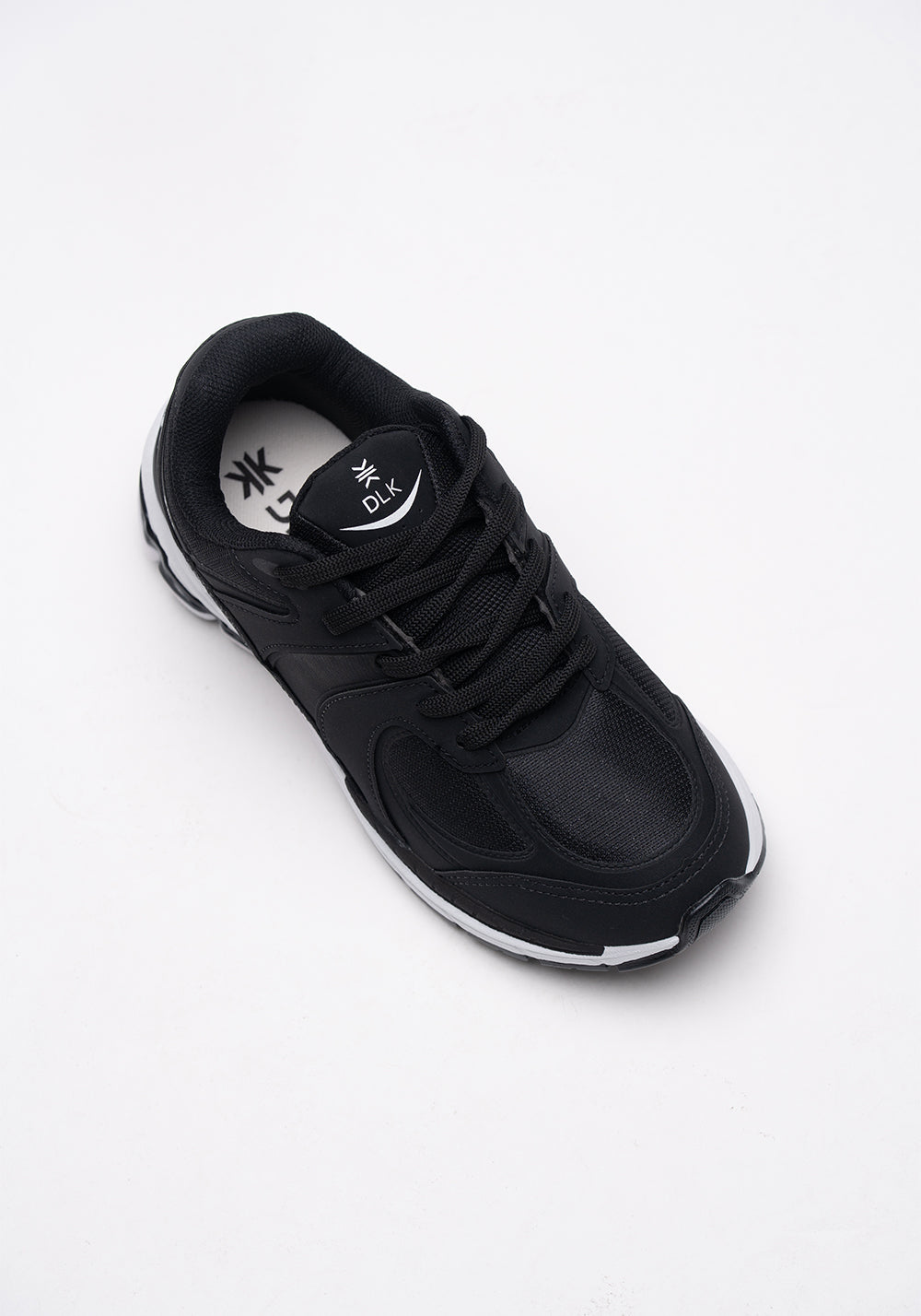 Tênis Feminino Esportivo Dlk Preto e Branco