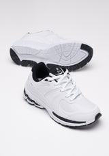 Tênis Feminino Esportivo Dlk Branco e Preto
