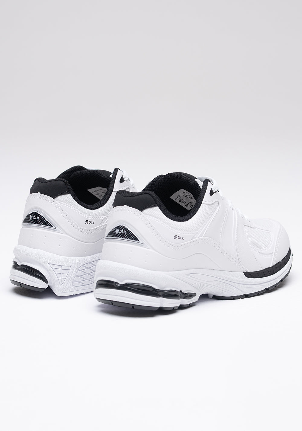 Tênis Feminino Esportivo Dlk Branco e Preto
