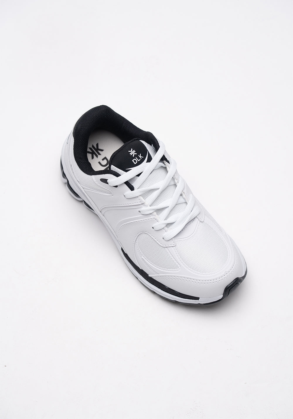 Tênis Feminino Esportivo Dlk Branco e Preto