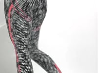 Calça Legging Technology Com Silk Pixel Preto E Branco