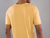 Camiseta Manga Curta For Men Acabamento A Fio Laranja Dlk