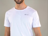 Camiseta Manga Curta For Men Enjoy The Vibe Branco Dlk