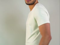 Camiseta Manga Curta For Men Slim Follow Areia Dlk