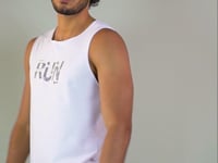 Regata Cavada For Men Run Branco Dlk