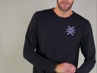 Casaco De Moletom For Men Com Silk Preto Dlk
