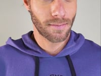 Casaco Com Capuz For Men Azul Marinho Com Silk Preto Dlk