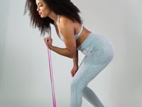 Calça Legging Nation Com Tapa Bumbum Cinza