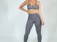 Calça Legging Nation Com Tapa Bumbum Mescla