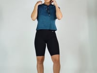 Cropped Com Capuz Nation Azul Dlk