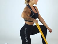 Calça Legging Nation Com Elástico Lateral Preto E Prata Dlk