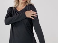 Blusa Proteção Uv Preta Equilibrium Manga Longa Dlk