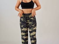 Calça Jogging Moletinho New Way Estampado Camuflado Dlk