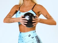 Short Fitness Feminino New Printed Estampado Olho Grego Dlk